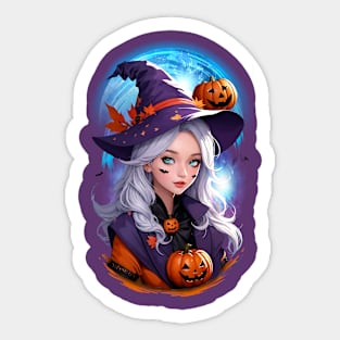 Halloween Witch 02 Sticker